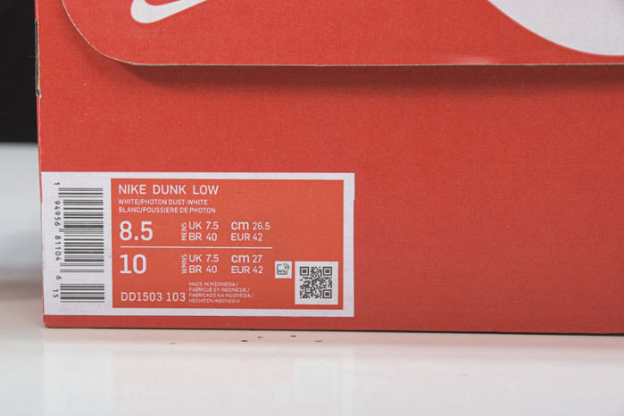 Nike Dunk Low "Photon Dust" DD1503-103