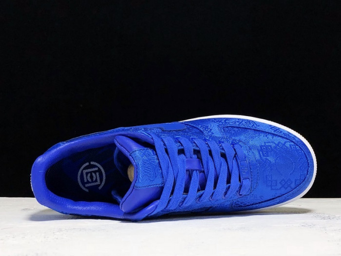 The Clot x Nike Air Force 1 Low in Game Royal CJ5290-400