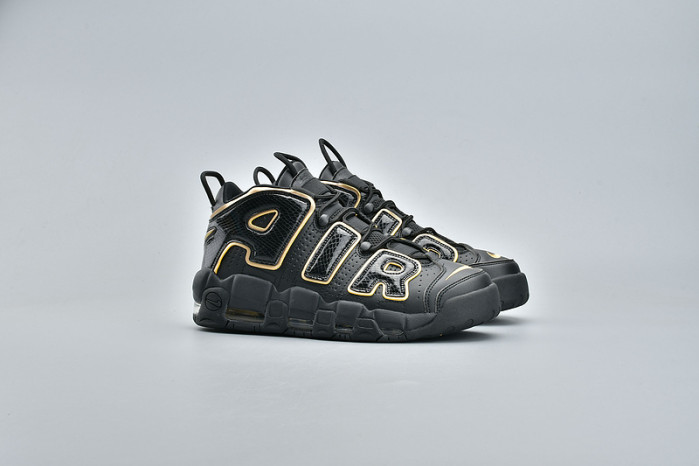 NIKE AIR MORE UPTEMPO “FRANCE” BLACK/METALLIC GOLD AV3810-001