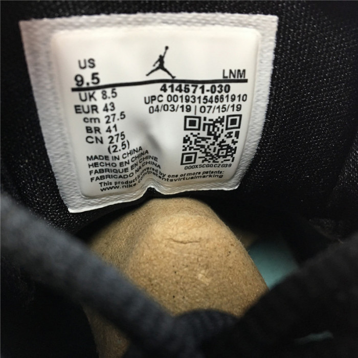 AIR JORDAN 13 RETRO BLACK ISLAND GREEN 414571-030