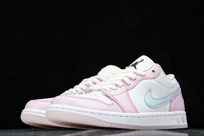 WMNS Air Jordan 1 Low SE Paw Print Pink Foam  HM3706-141
